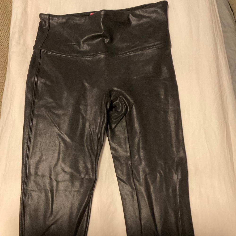 Spanx faux leather leggings